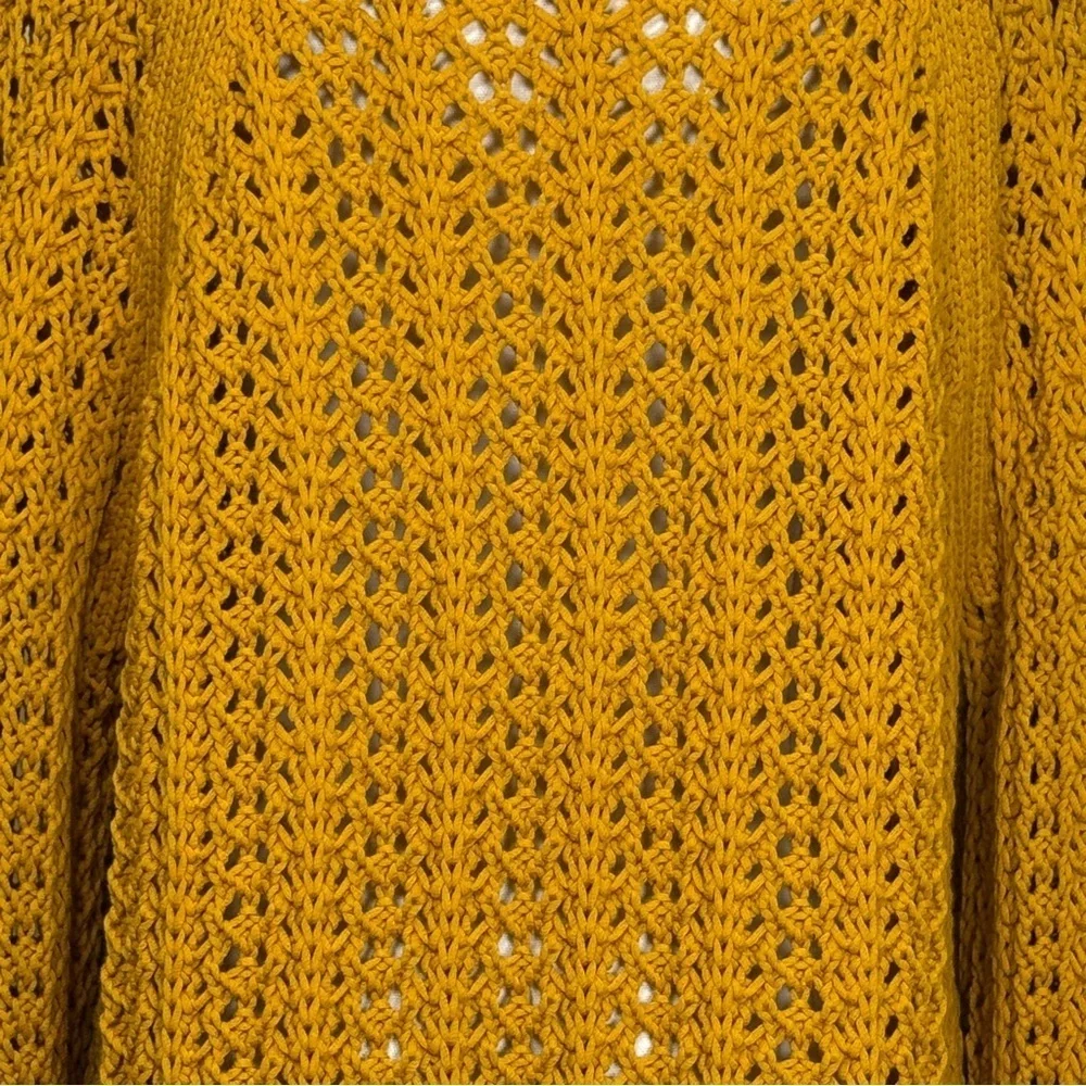 J. Crew Open Knit Sweater Cozy Chunky Cotton Blend Super Soft Womens Size Large